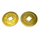 E094 Монета под золото 2,5см металл